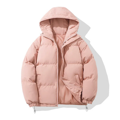 Unisex Cozy Hooded Quilted Jacket