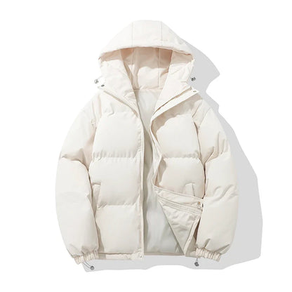 Unisex Cozy Hooded Quilted Jacket