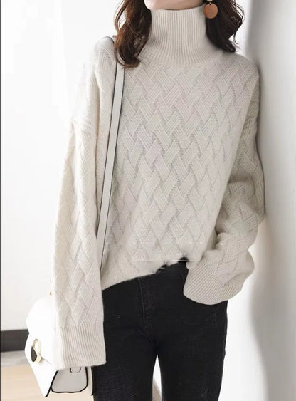 Women's Cozy Lightweight Turtleneck Sweater 0