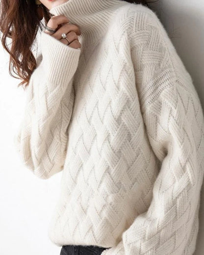 Women's Cozy Lightweight Turtleneck Sweater 1