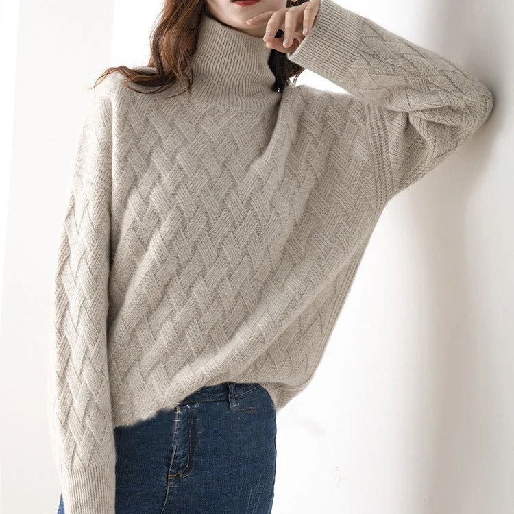 Women's Cozy Lightweight Turtleneck Sweater 2