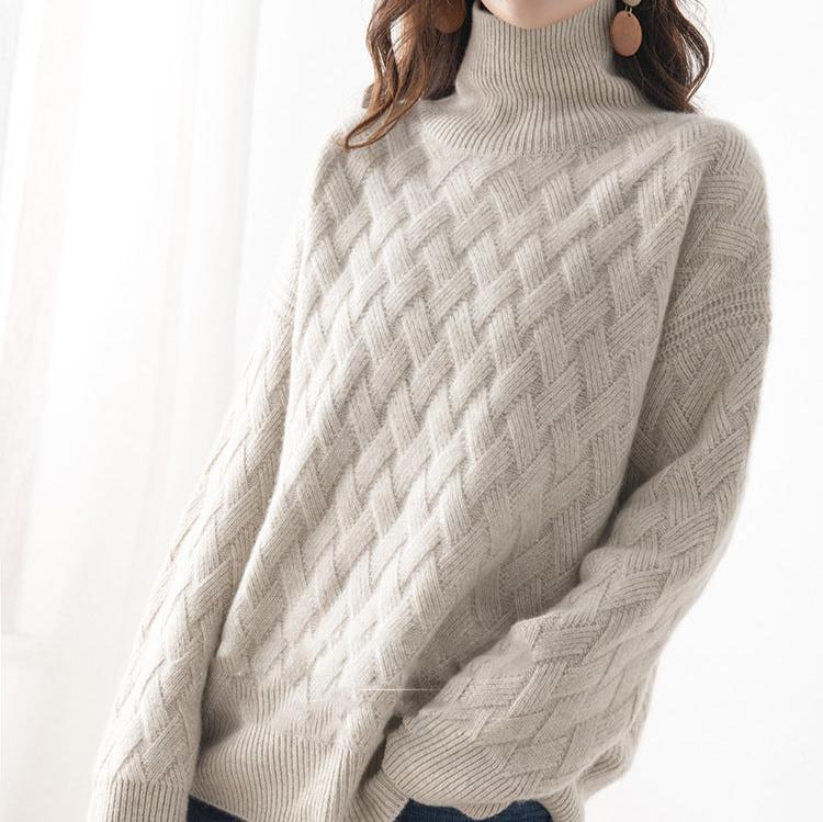 Women's Cozy Lightweight Turtleneck Sweater 3