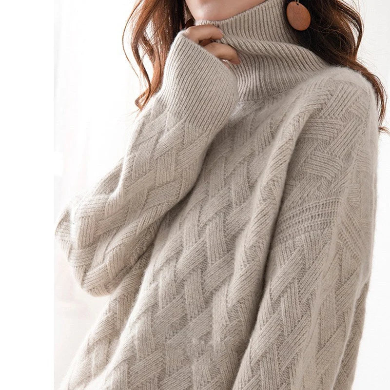 Women's Cozy Lightweight Turtleneck Sweater 7