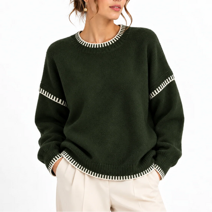 Women's Cozy Oversized Chunky Knit Sweater 2