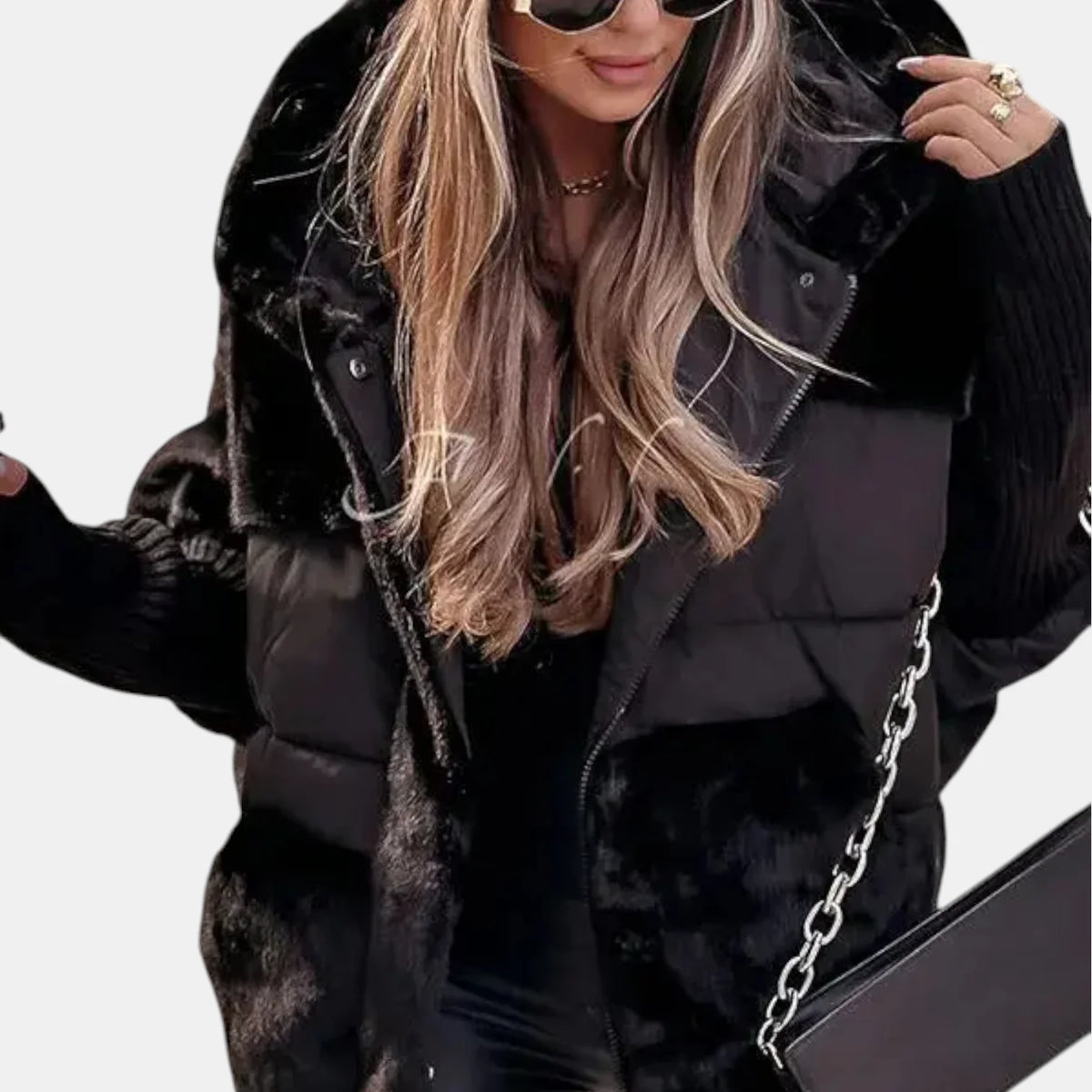Women's Cozy Oversized Hooded Quilted Puffer Jacket 2