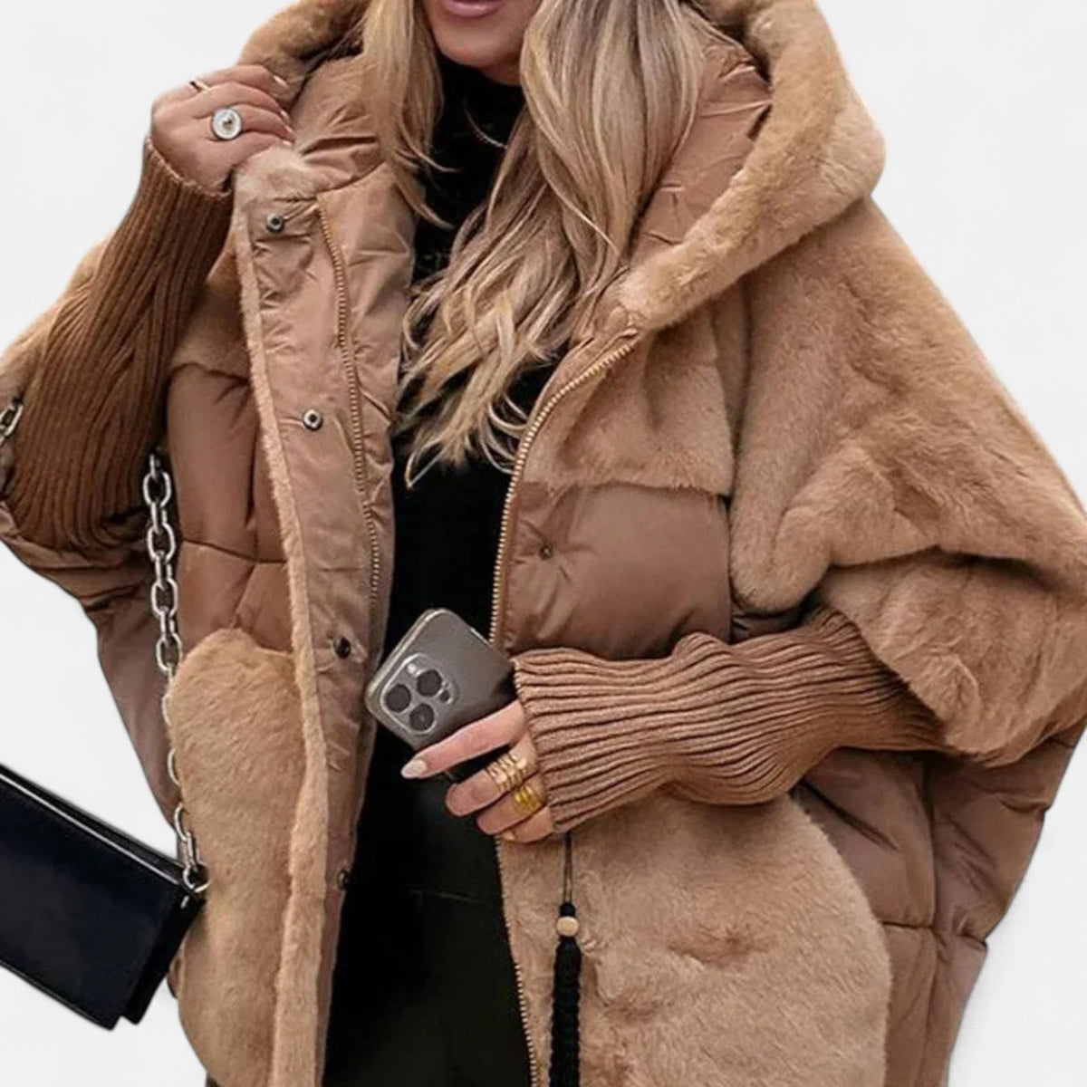 Women's Cozy Oversized Hooded Quilted Puffer Jacket 8