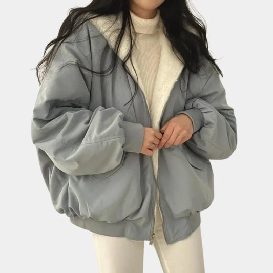 Women's Cozy Oversized Quilted Winter Jacket