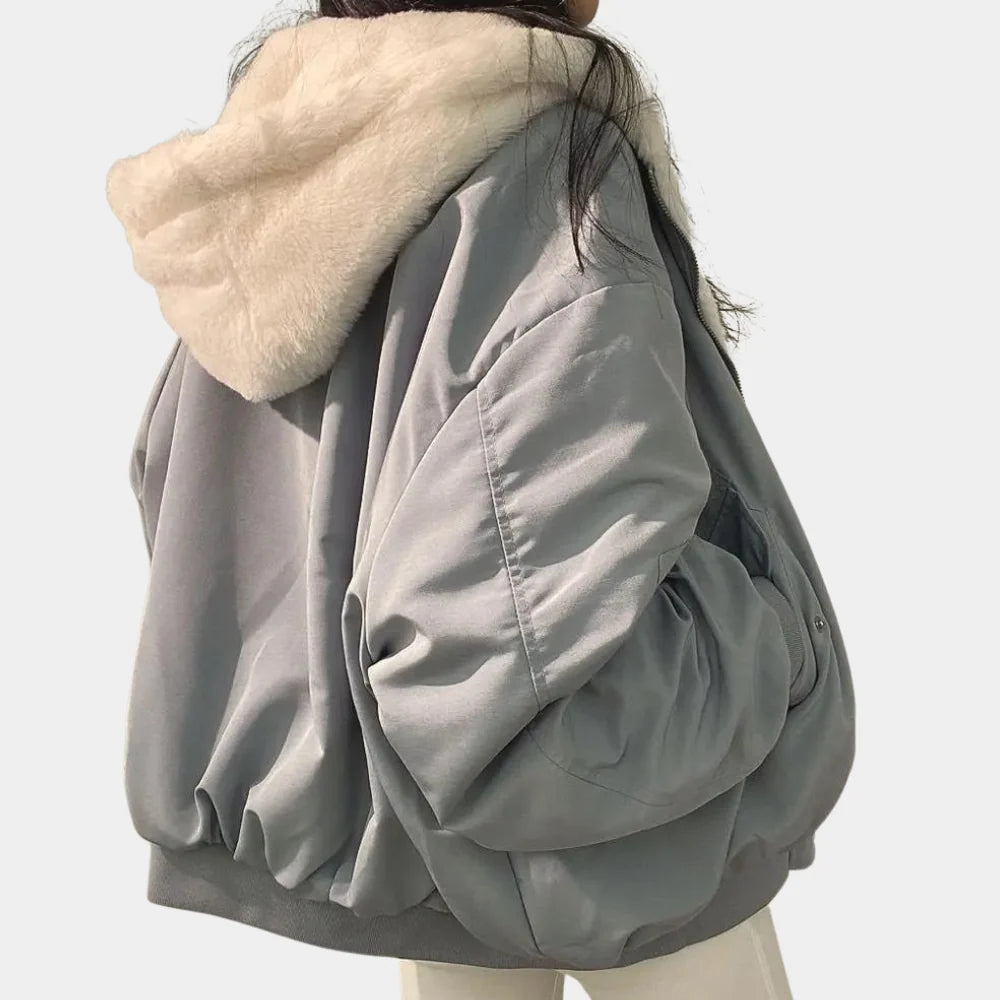 Women's Cozy Oversized Quilted Winter Jacket