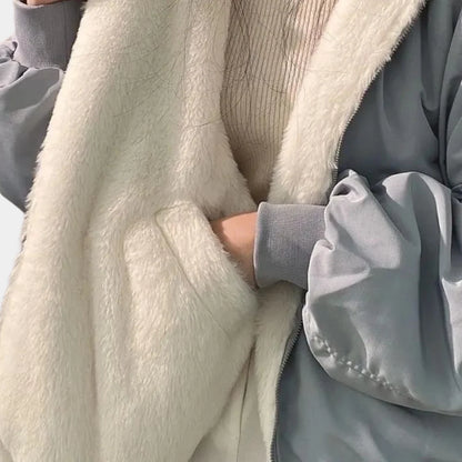 Women's Cozy Oversized Quilted Winter Jacket