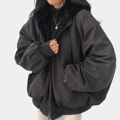 Women's Cozy Oversized Quilted Winter Jacket