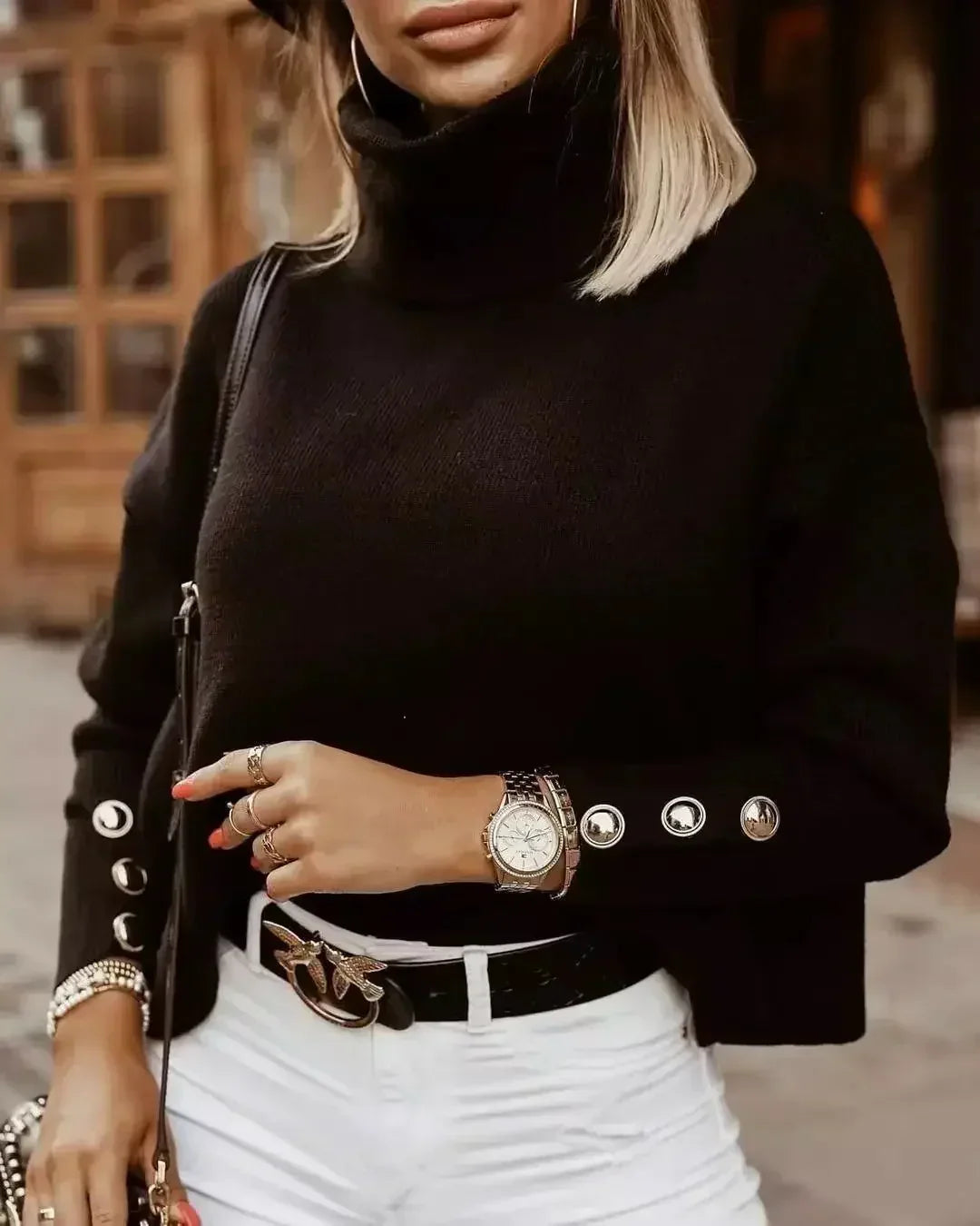 Women's Cozy Oversized Ribbed Sweater 0