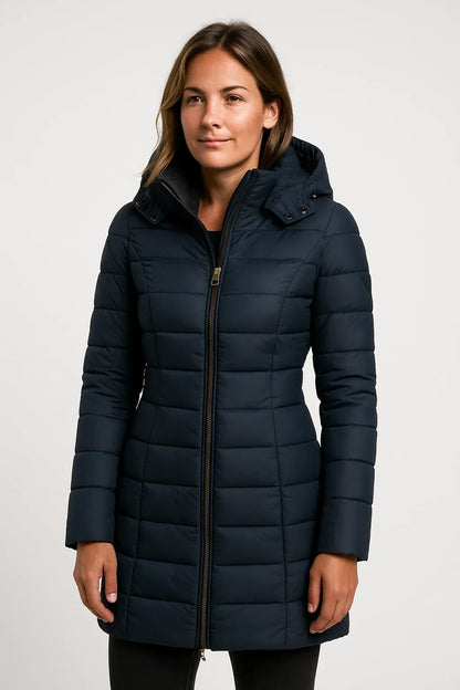 Women's Cozy Quilted Hooded Puffer Winter Coat 0
