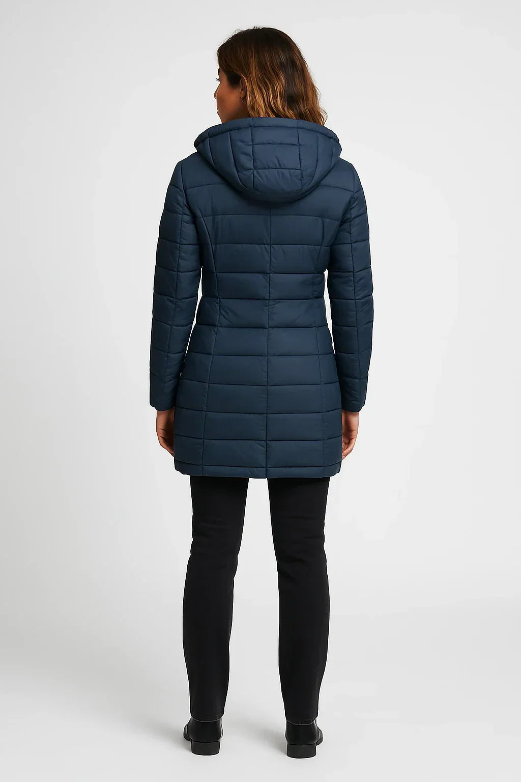 Women's Cozy Quilted Hooded Puffer Winter Coat 2