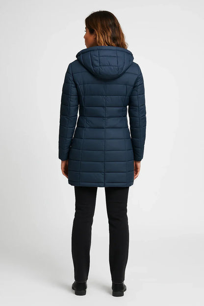 Women's Cozy Quilted Hooded Puffer Winter Coat 2