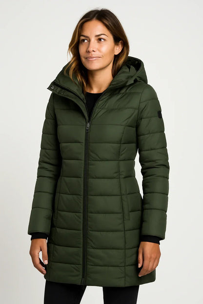 Women's Cozy Quilted Hooded Puffer Winter Coat 5