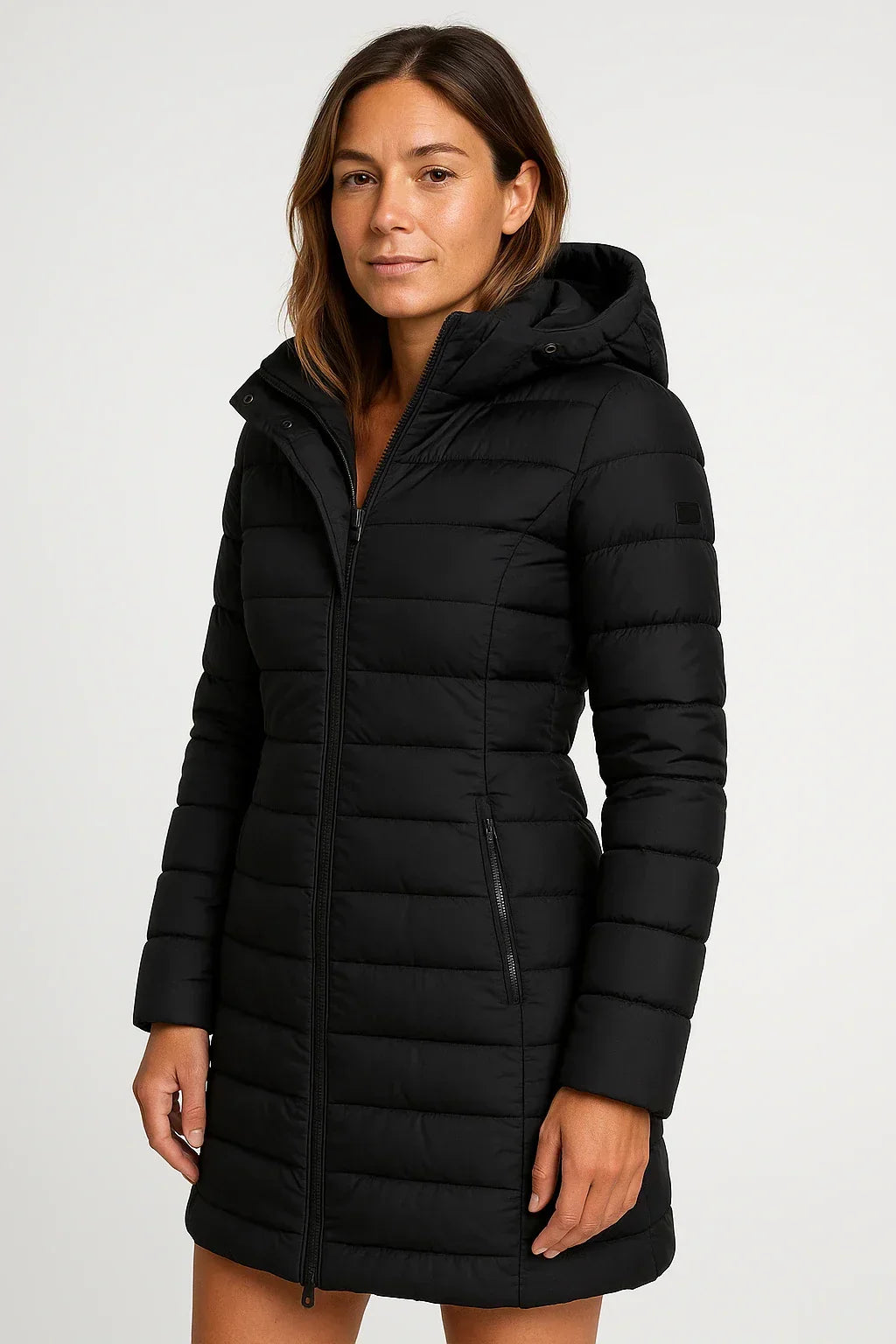 Women's Cozy Quilted Hooded Puffer Winter Coat 6