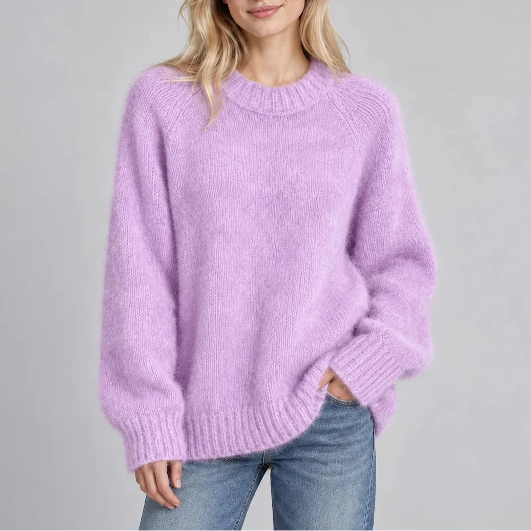 Women's Cozy Relaxed Fit Oversized Jumper 2