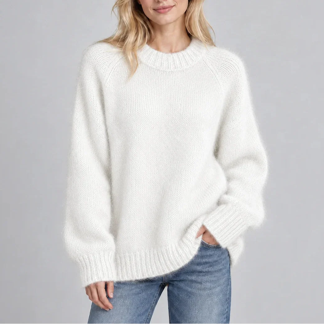 Women's Cozy Relaxed Fit Oversized Jumper 3