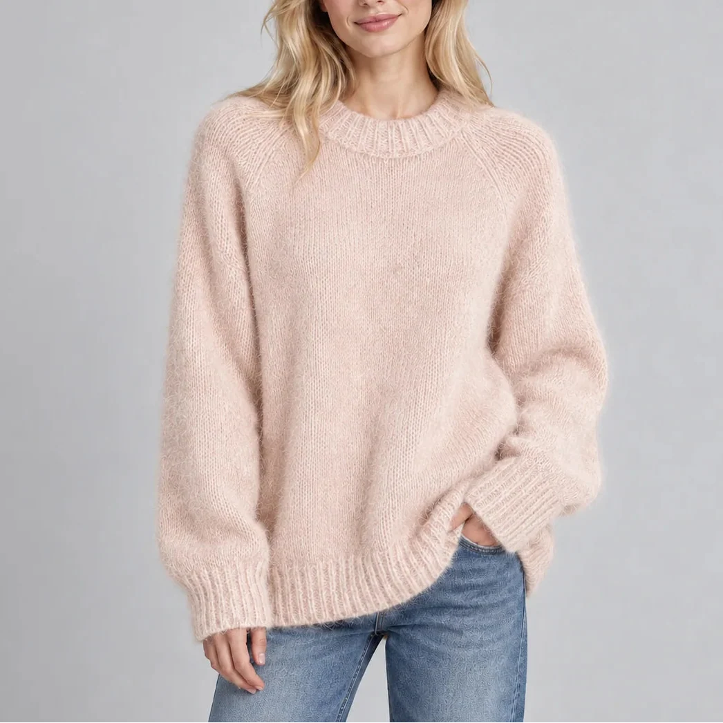 Women's Cozy Relaxed Fit Oversized Jumper 5