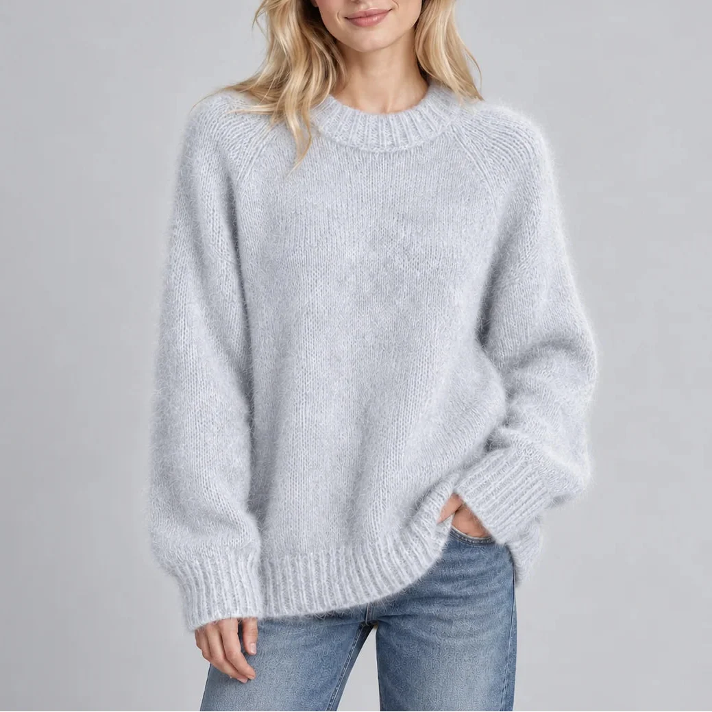 Women's Cozy Relaxed Fit Oversized Jumper 6