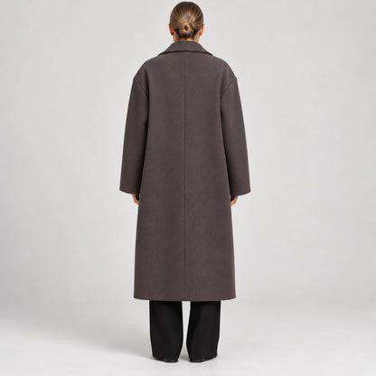 Women's Oversized Double-Breasted Spring Coat 5